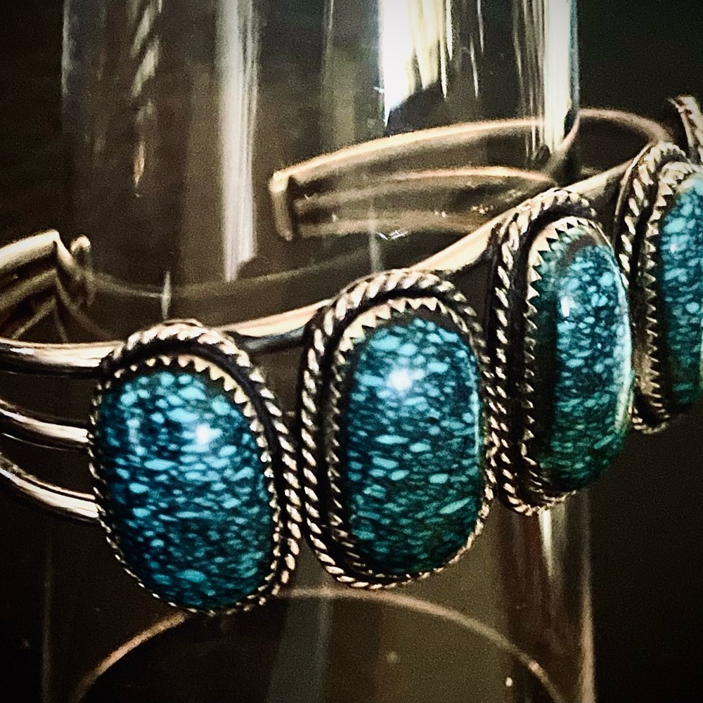 Native American jewelry, all handmade by a Native American jeweler.